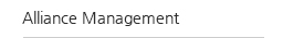 Alliance Management